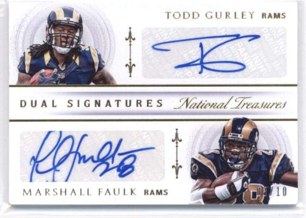 Amazon.com: 2015 Panini National Treasures Dual Signatures Gold #5